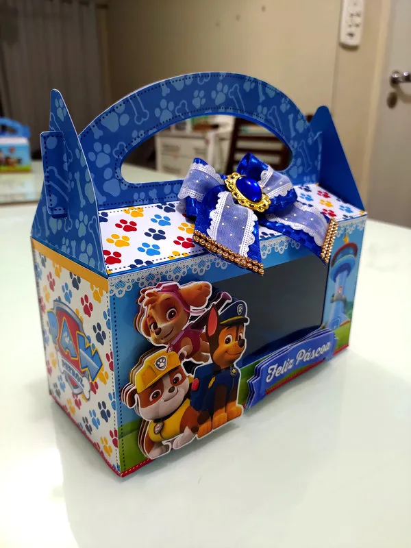 Molde de maleta de papel para ovos e doces personalizados. Arquivo digital de corte nos formatos Silhouette Studio e PDF pronto para imprimir.