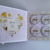 Caixa personalizada para mimos e doces tema girafinha e chá de bebê. Arquivo digital de corte para o software Silhouette Studio e formato de impressão PDF.