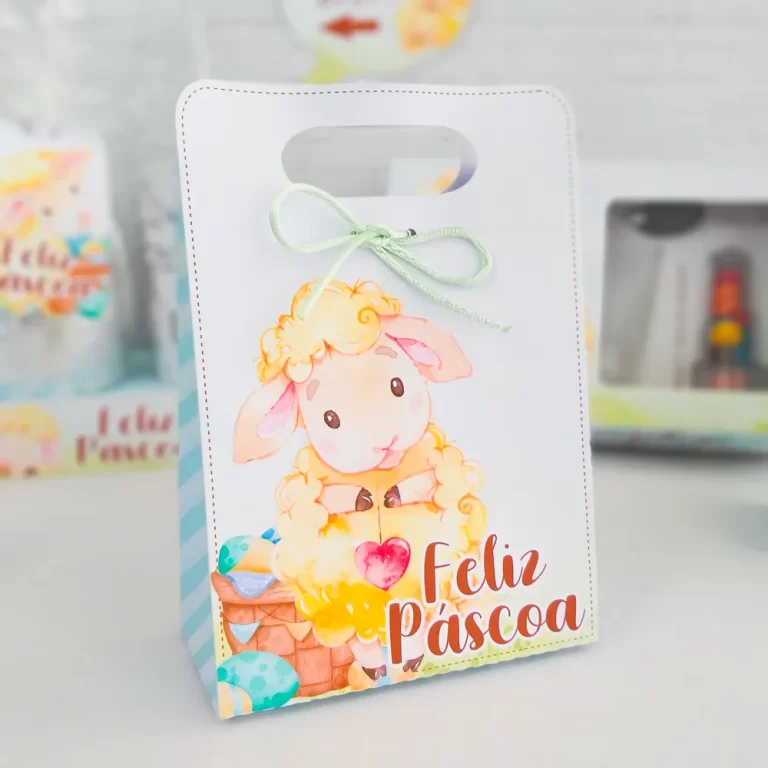 Decoração Páscoa Cordeirinho Studio e Pdf - Imagem 4