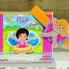 Kit de artes e moldes de caixas para doces de aniversário com corte especial de boia de flamingo. Arquivo digital nos formatos Studio e em PDF.