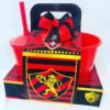 Molde de corte para topper de bolo de aniversário do Sport Recife com os contornos do leão, estrelas do clube e escrita personalizada em formatos Studio e PDF.