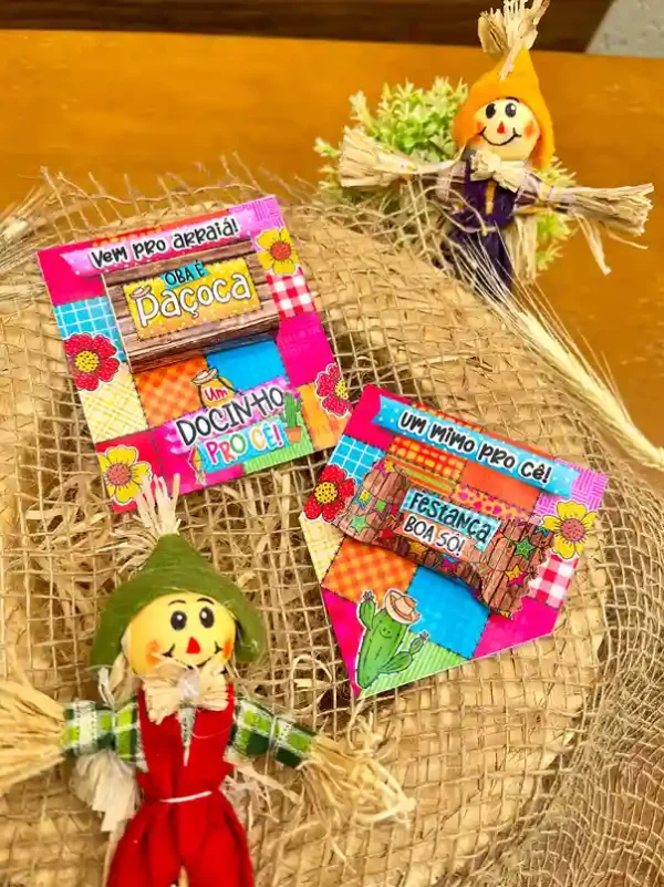 Rótulo de bala personalizado para festa junina arte para imprimir nos formatos jpg e png