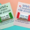 Lembrancinhas com frases carinhosas de Feliz Dia dos Avós e florais delicados. Arquivo digital de corte em formato Studio e imagem em PNG.