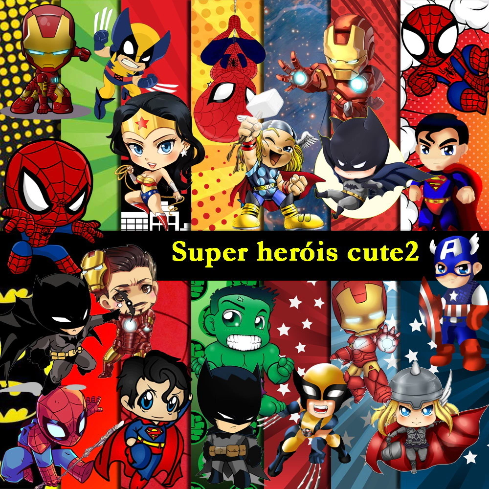 Scrapbook e Elementos PNG: 10 Temas com Ilustração para Artes
