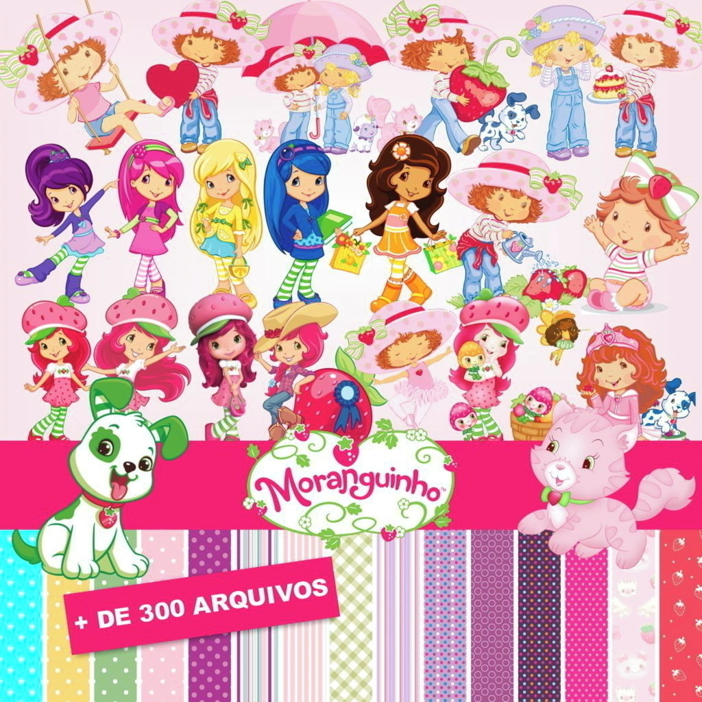 Kit Papel Digital e Cliparts: 10 Pacotes Fundos e Imagens Png