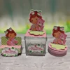 Topo de bolo Moranguinho em arquivo digital Studio para festa de aniversário infantil