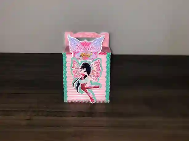 Topo de bolo digital Winx Fada Bloom arquivo em formato Studio Silhouette temas festas e topper decoração