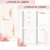 Caderno da gestante e diário de gravidez para imprimir em caderno de anotações com capa em PNG e miolo em PDF