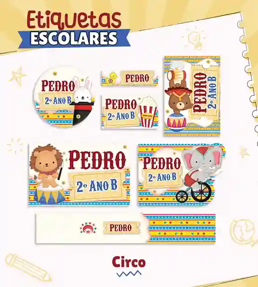 Etiqueta Escolar Masculino: 10 Temas para Identificacao Material!
