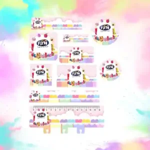 Etiqueta Escolar Personalizado Tema Fini
