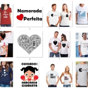 100 artes estampa camisa dia dos namorados sublimacao arte digital editavel para personalizar camisetas e vestuario romantico