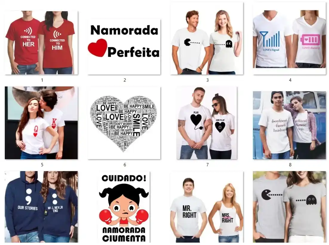 10 Kit Estampas Sublimacao Dia das Mães Pais Namorados