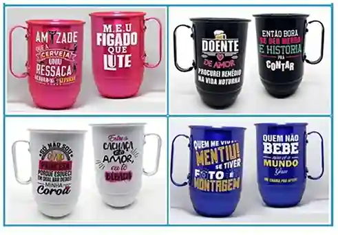 100 estampas para caneca de chopp festas psd sublimacao arte digital editavel para personalizar canecas de vidro e chopp