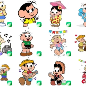 Acervo 100 artes para sublimacao turma da monica png cdr psd vetores e estampas para imprimir e personalizar brindes