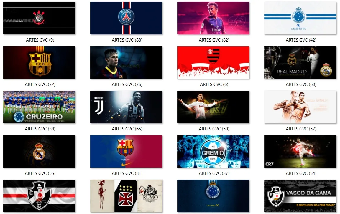 Acervo 110 artes para sublimacao caneca futebol estampas para imprimir e personalizar brindes