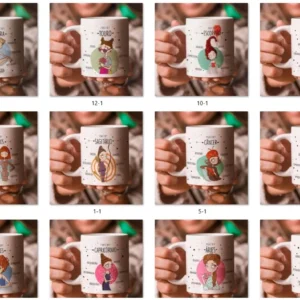 12 estampas caneca signos sublimacao jpg para imprimir arte digital para personalizar canecas e presentes astrologicos