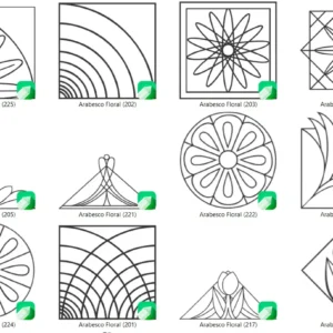 230 vetores arabescos sublimacao coreldraw cdr artes para imprimir e personalizar canecas e presentes de sublimacao