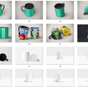 245 mockups editaveis caneca copos e squeeze psd photoshop arquivo digital para apresentacao de estampas e produtos