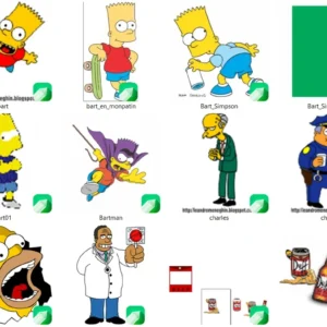 Acervo 290 artes cdr sublimacao simpsons e south park coreldraw vetores e estampas para imprimir e personalizar brindes