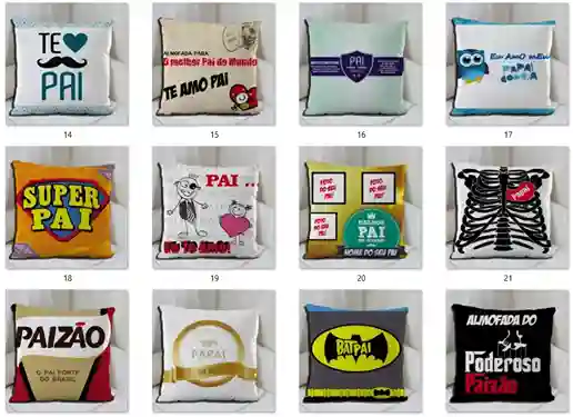 30 artes estampas dia dos pais para almofadas sublimacao arte digital editavel para personalizar presentes e decoracao