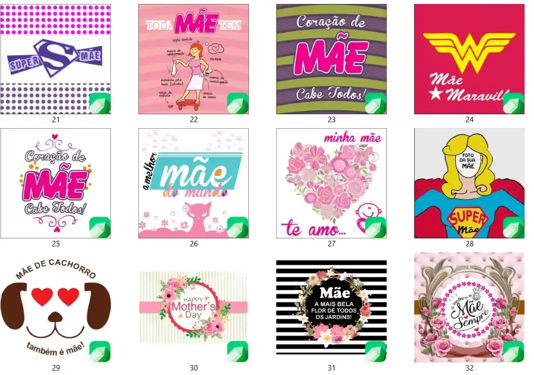 Coletanea 30 artes almofadas dia das maes coreldraw artes digitais para estamparia e presentes personalizados
