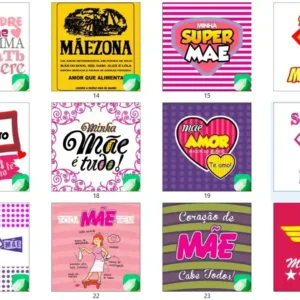 Pacote 30 artes cdr sublimacao almofadas dia das maes vetor editavel corel para estamparia e presentes afetivos