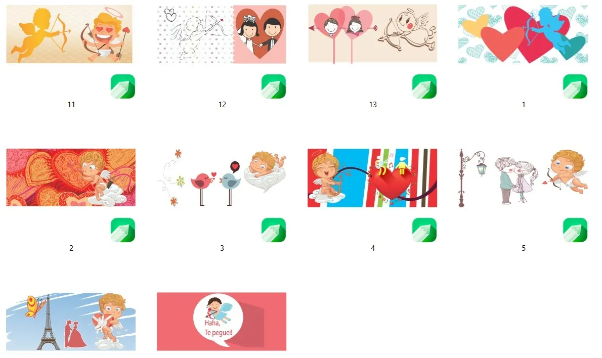 Kit 30 vetores cdr caneca cupido e coracao para coreldraw arte digital para atelie de personalizados e graficas
