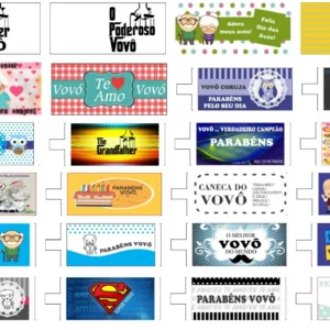 30 sublimacao caneca vovo e vovo coreldraw cdr artes vetores para imprimir e personalizar canecas de sublimacao
