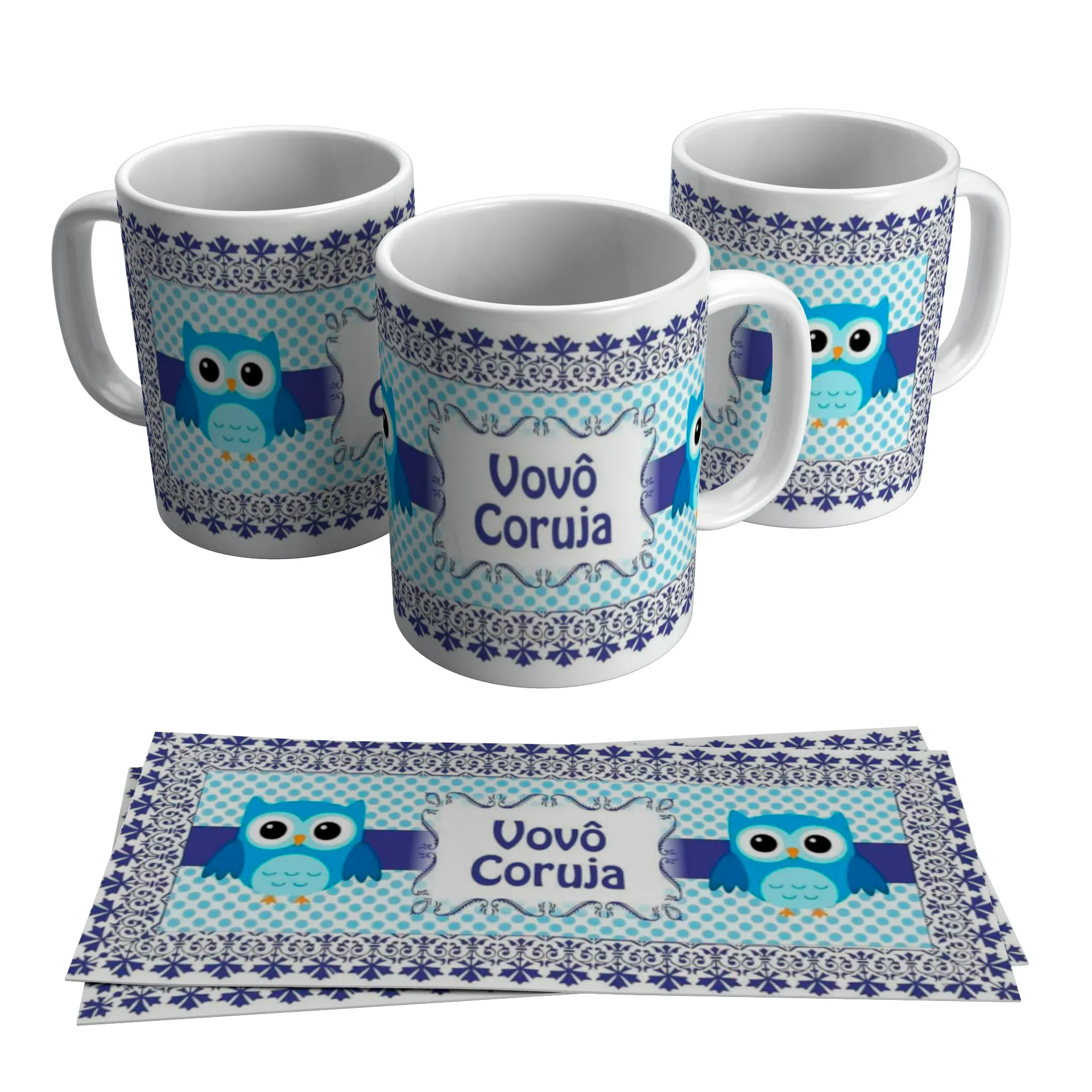 Kit 30 estampas vetores cdr caneca vovo e vovo coreldraw artes para imprimir e personalizar produtos em sublimacao