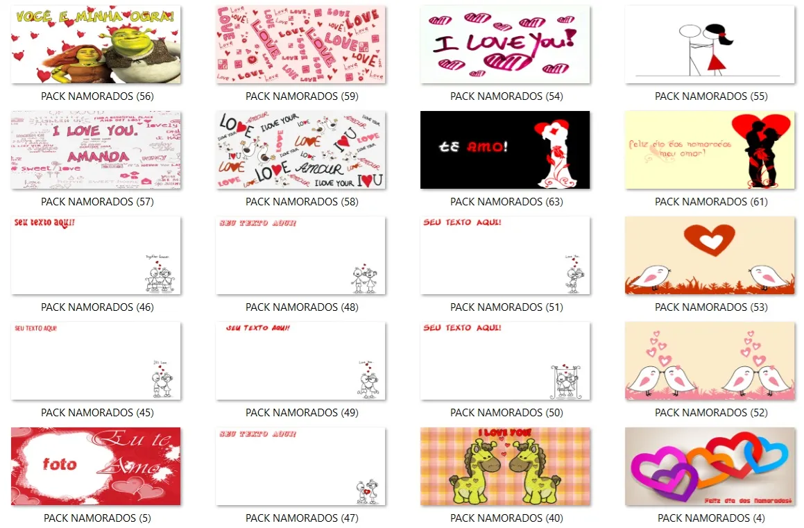 Coletanea 300 artes estampas caneca namorados sublimacao artes para imprimir e personalizar presentes romanticos