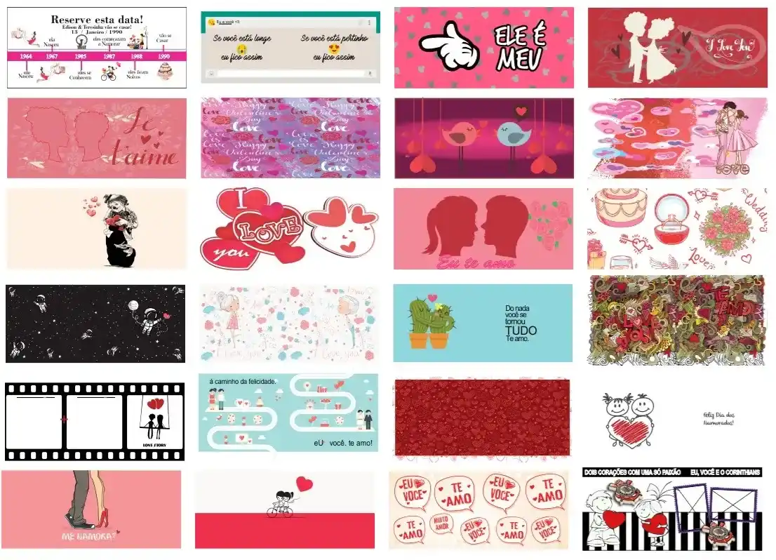 Pacote 350 artes digitais sublimacao caneca dia dos namorados arquivo digital para personalizar presentes e mimos romanticos