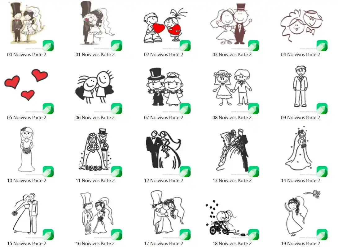 50 artes vetores noivinhos para casamento cdr coreldraw arquivo vetor editavel para personalizar convites e lembrancinhas