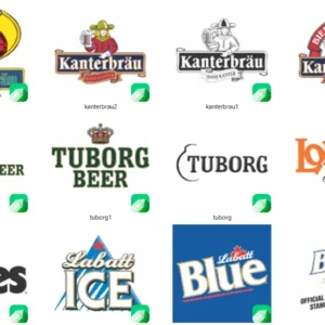 500 vetores artes marcas de cerveja coreldraw cdr artes para imprimir e personalizar canecas e copos de sublimacao
