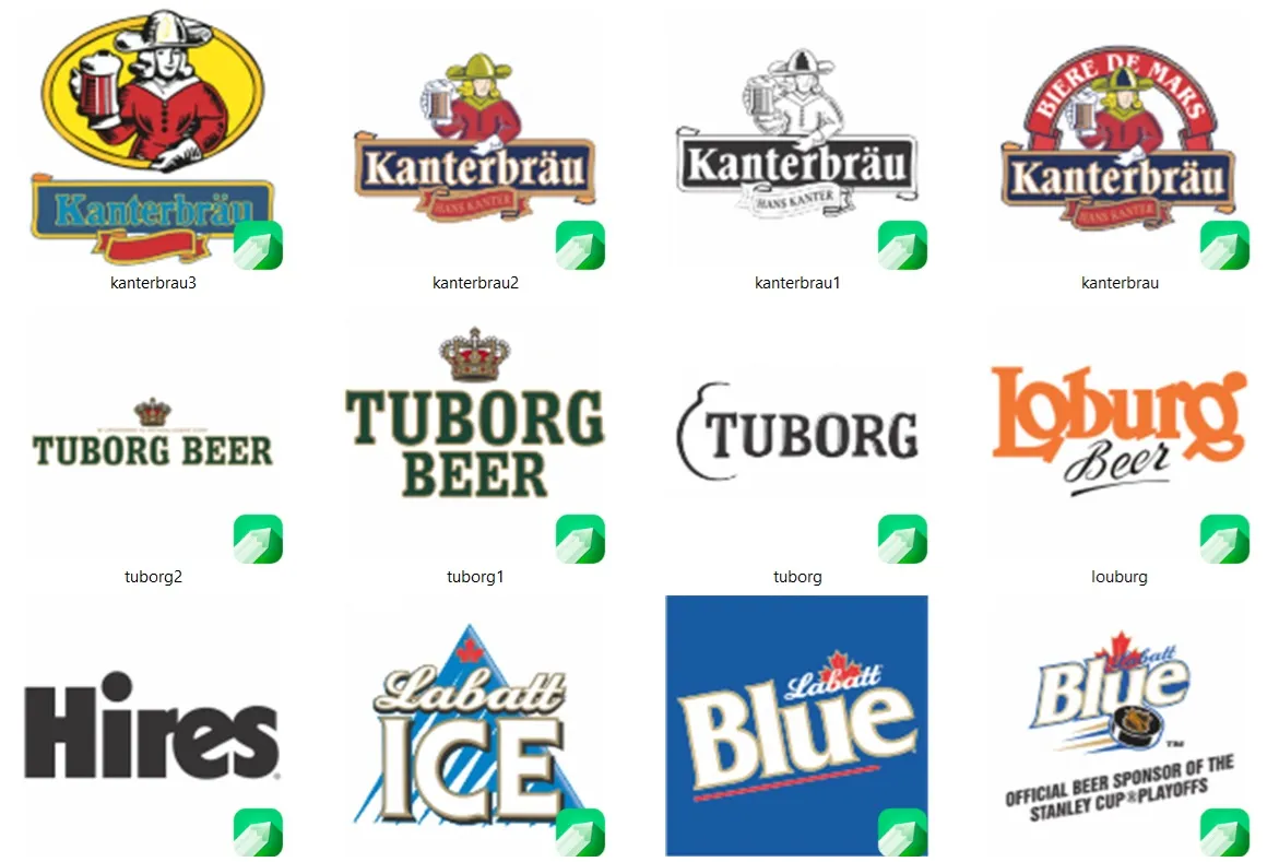 500 vetores artes marcas de cerveja coreldraw cdr artes para imprimir e personalizar canecas e copos de sublimacao