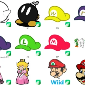 60 vetores sublimacao super mario bros cdr coreldraw artes para imprimir e personalizar camisetas e produtos de sublimacao