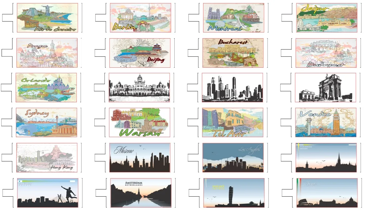 70 vetores sublimacao caneca cidades urbanas cdr coreldraw artes para imprimir e personalizar canecas de sublimacao