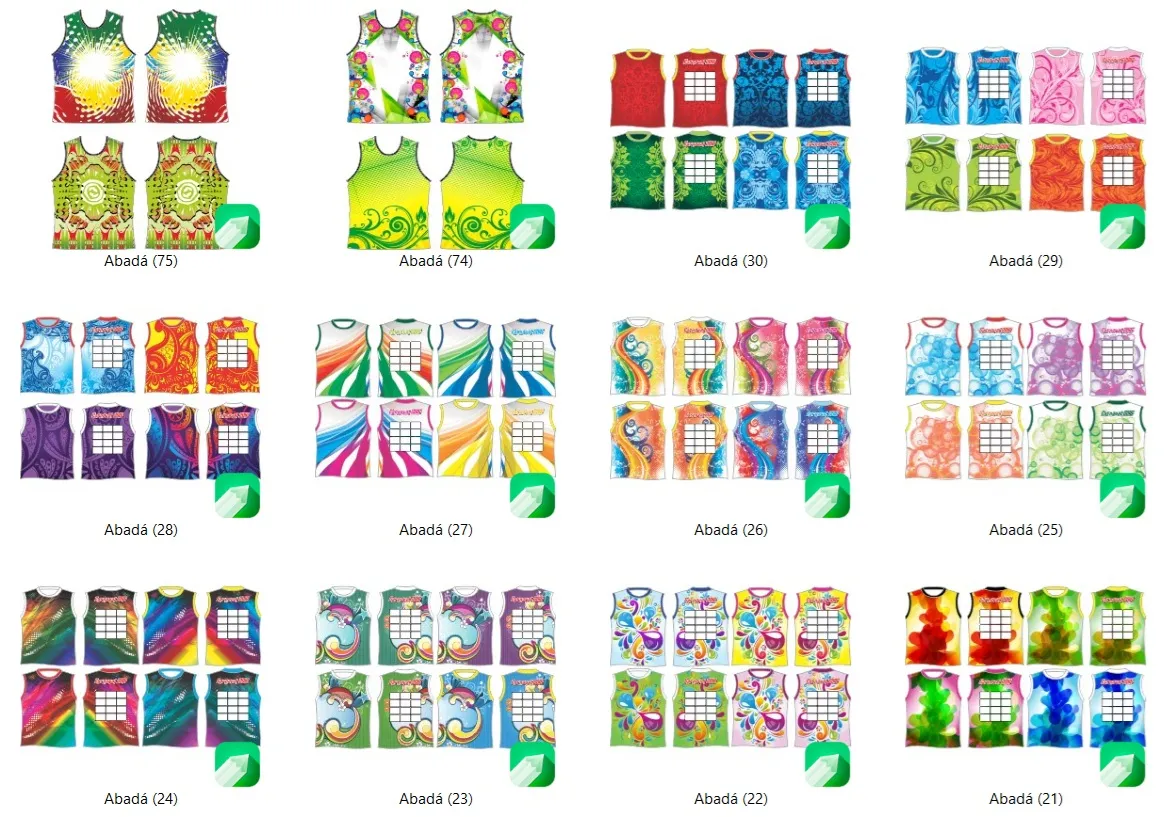 75 vetores abadas sublimacao coreldraw cdr artes para imprimir e personalizar abadas de carnaval e festas
