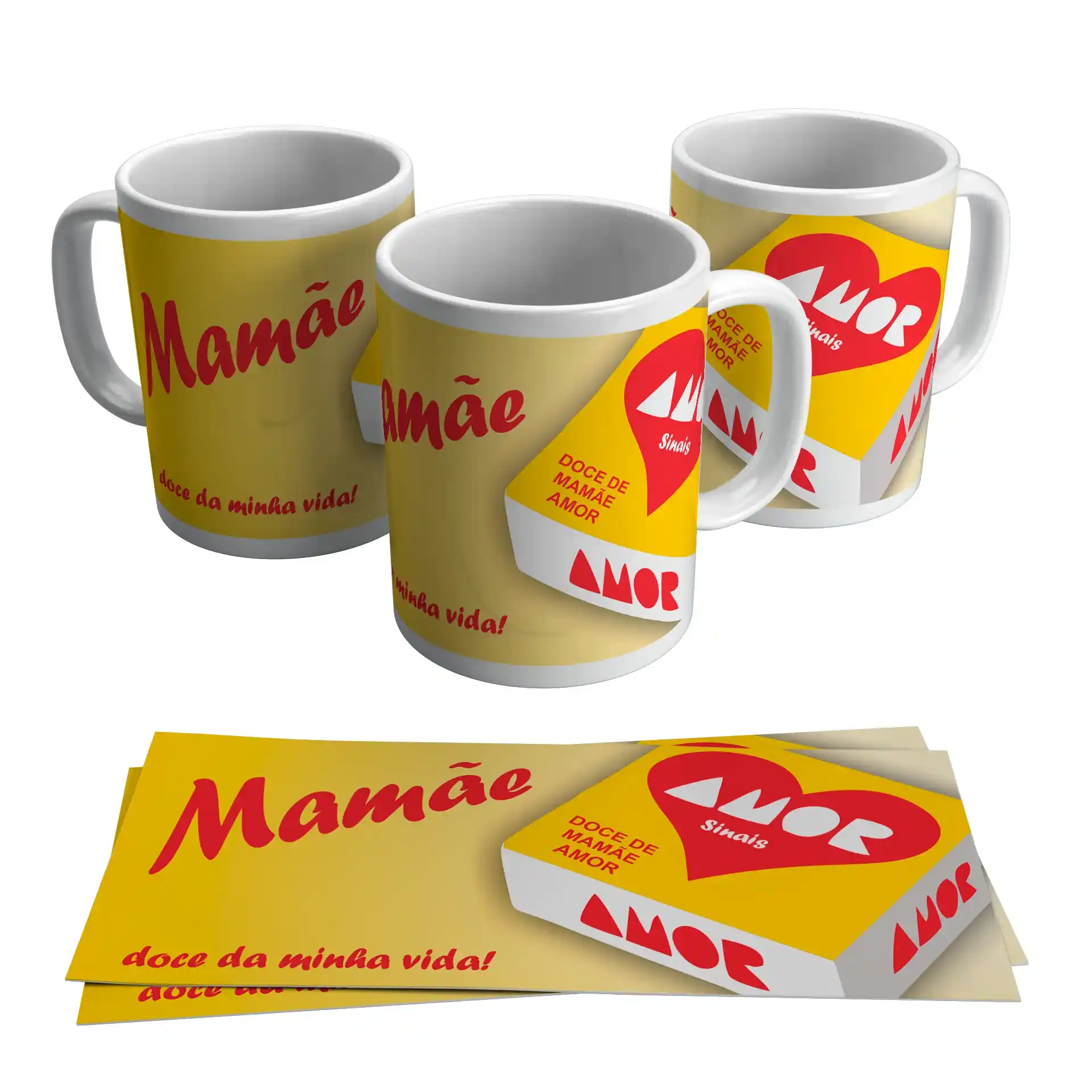 Coletanea 80 artes caneca dia das maes cdr editavel vetor para coreldraw e personalizados de presentes