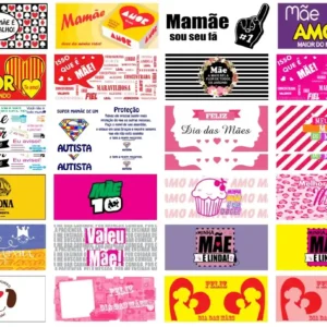 Pacote 80 artes cdr sublimacao caneca dia das maes vetor editavel corel para estamparia e presentes afetivos
