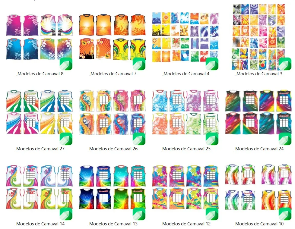 800 abadas editaveis em corel sublimacao cdr artes vetores para imprimir e personalizar abadas de carnaval e blocos