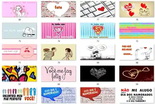 Kit 800 estampas sublimacao canecas romanticas namorados arte digital para atelie de personalizados e graficas