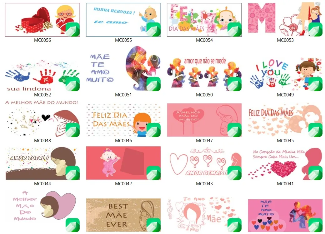 Kit 500 estampas jpg png cdr canecas dia das maes artes para imprimir e personalizar produtos em sublimacao