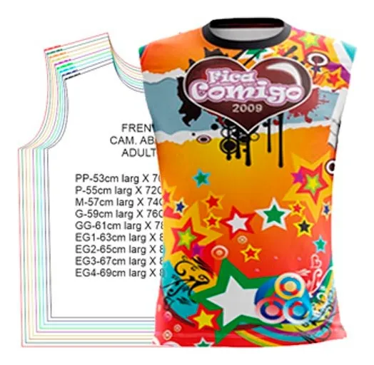Gabarito abadas carnaval 50 artes sublimacao para imprimir em PDF moldes de roupa formato A4 e grafica