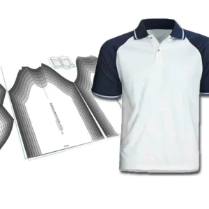 Molde de costura camisa polo masculina raglan para imprimir em PDF moldes de roupa masculina formato A4 e grafica