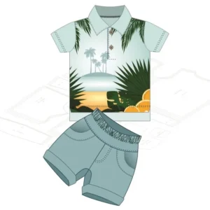 Molde de costura camisa e bermuda para bebe para imprimir em PDF moldes de roupa infantil e bebe formato A4 e grafica