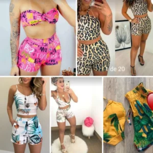 Molde de costura conjunto feminino moda verao para imprimir em PDF moldes de roupa feminina formato A4 e grafica