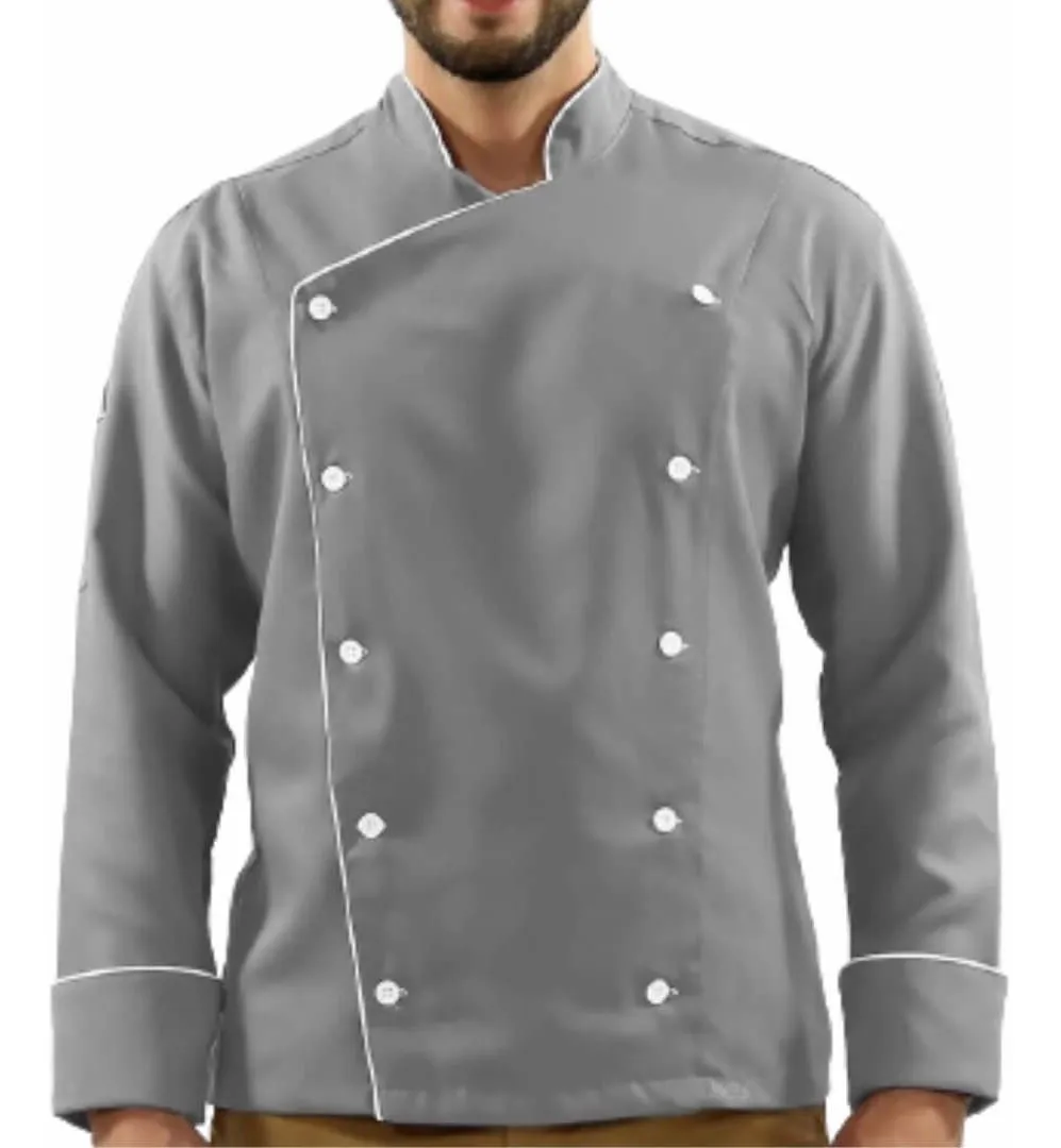 Molde de costura dolma chef de cozinha masculina para imprimir em PDF moldes de roupa profissional formato A4 e grafica