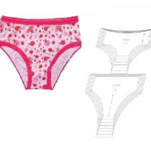 Molde de costura calcinha infantil para imprimir em PDF moldes de roupa infantil formato A4 e grafica