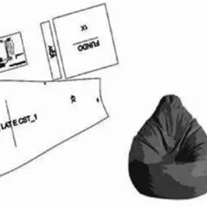 Molde de costura puff pera para imprimir em PDF moldes de decoracao e organizacao formato A4 e grafica