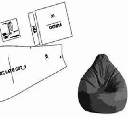 Molde de costura puff pera para imprimir em PDF moldes de decoracao e organizacao formato A4 e grafica